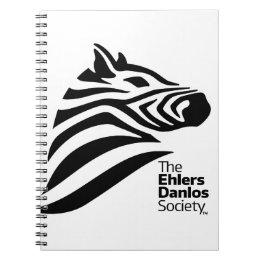 Caderno Espiral Logotipo oficial da sociedade de Ehlers-Danlos