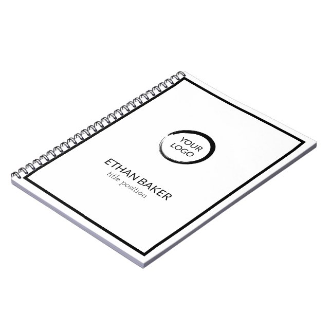 Caderno Espiral Logotipo personalizado (Left Side)