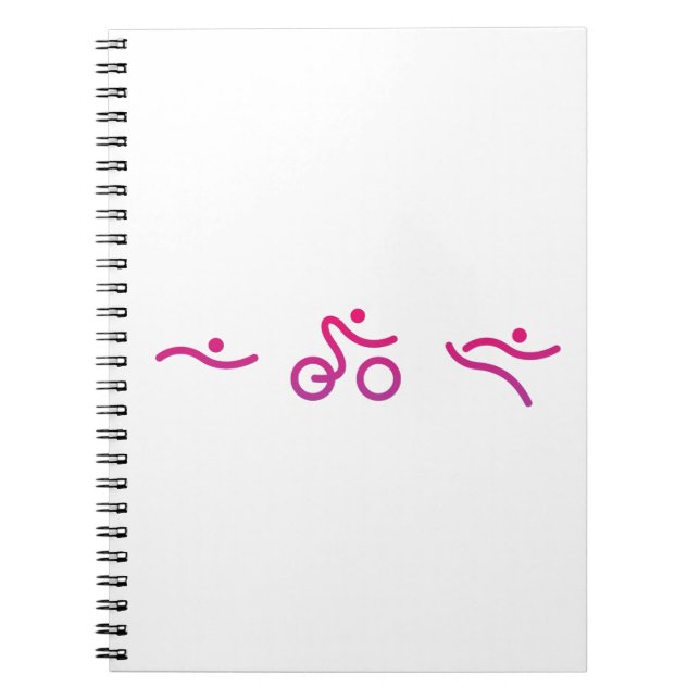 Caderno Espiral Logotipo Triathlon (Frente)