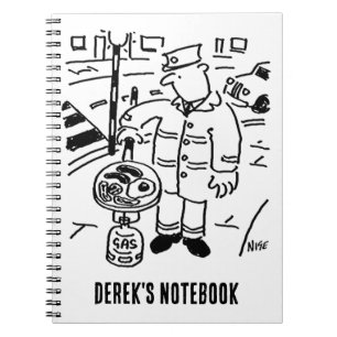 Caderno Espiral Lollipop Man é Cozinhar seu café da manhã