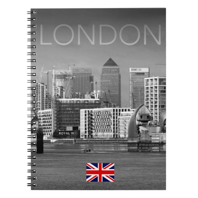 Caderno Espiral London Skyline (Frente)