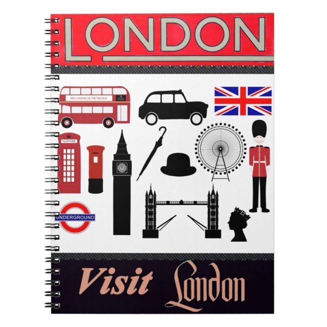 Caderno Espiral Londres (Frente)