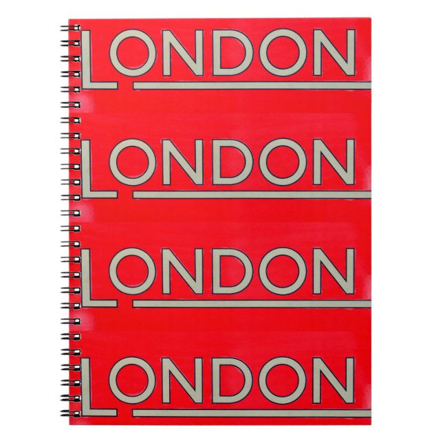 Caderno Espiral Londres (Frente)