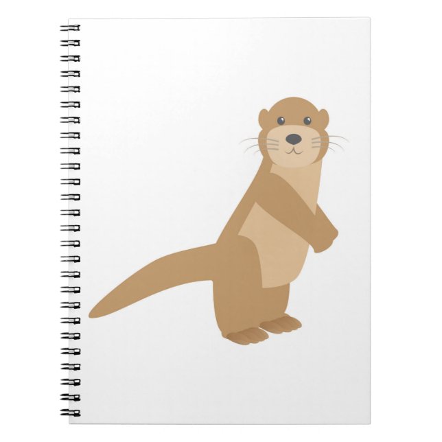 Caderno Espiral Lontra (Frente)