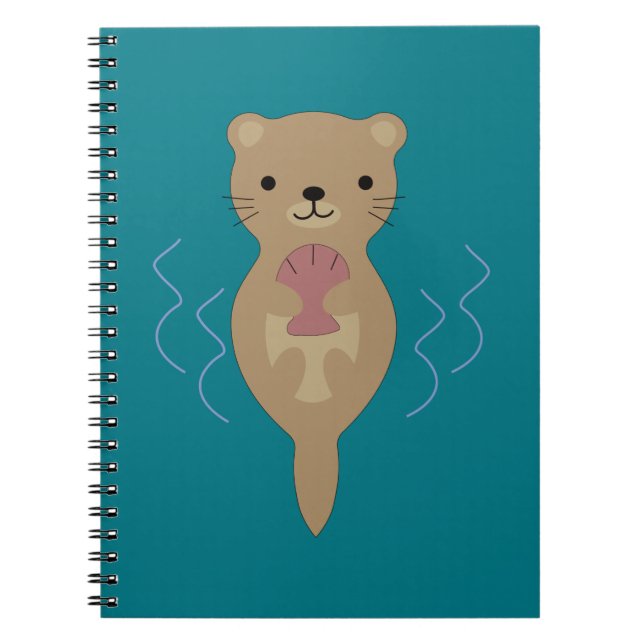 Caderno Espiral Lontra Cuja (Frente)