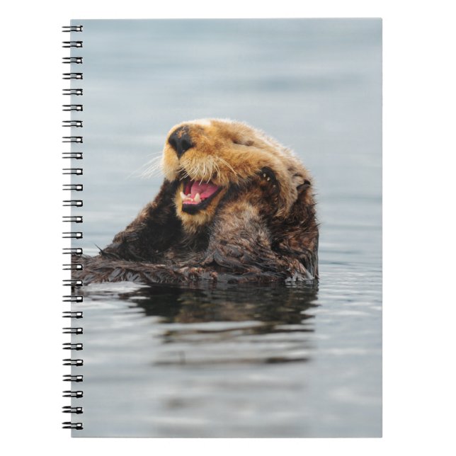 Caderno Espiral Lontra de mar do Alasca (Frente)