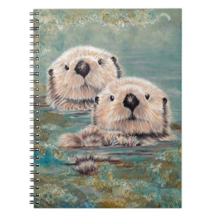 Caderno Espiral Lontras de mar
