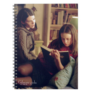 Caderno Espiral Lorelai e Rory sentadas no quarto