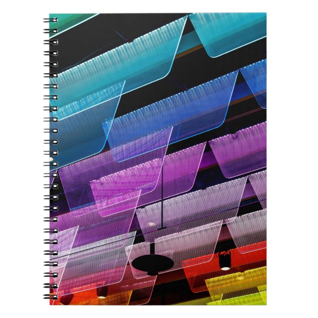 Caderno Espiral Lote de decoração do teto de cores ajustadas (Frente)