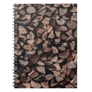 Caderno Espiral Lote de madeira de fogo