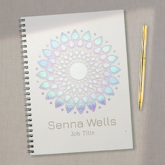 Caderno Espiral Lotus Flower Mandala