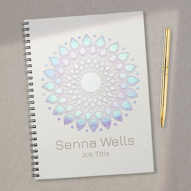 Caderno Espiral Lotus Flower Mandala (Criador carregado)