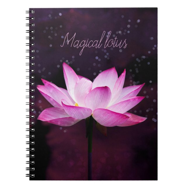 Caderno Espiral lótus mágico - (Frente)