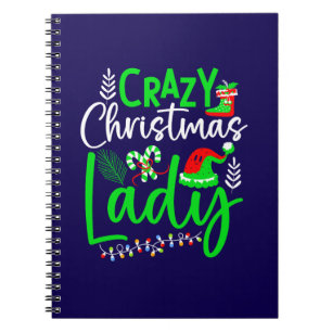 Caderno Espiral Louca Senhora de Natal-84653
