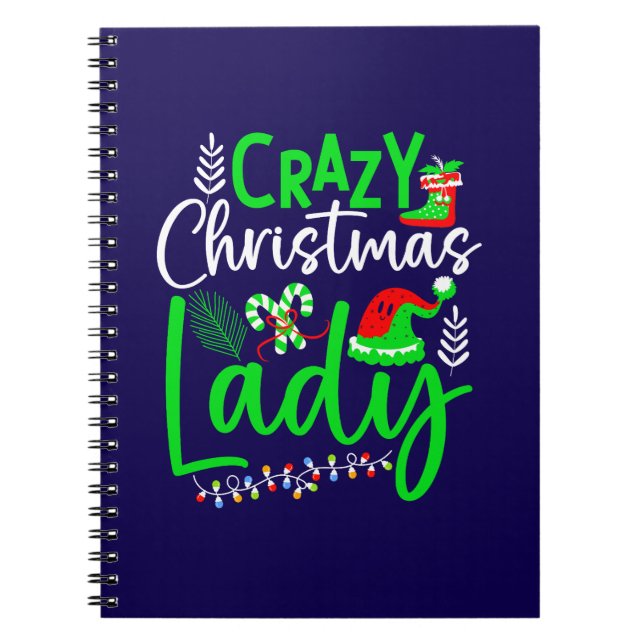 Caderno Espiral Louca Senhora de Natal-84653 (Frente)