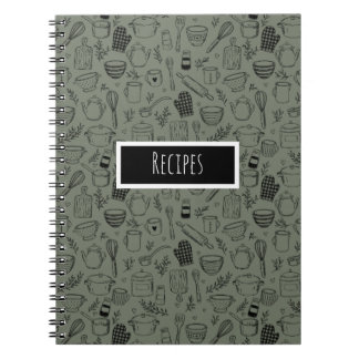 Caderno Espiral Louças de cozinha