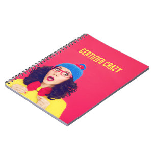 Caderno Espiral Loucura certificada