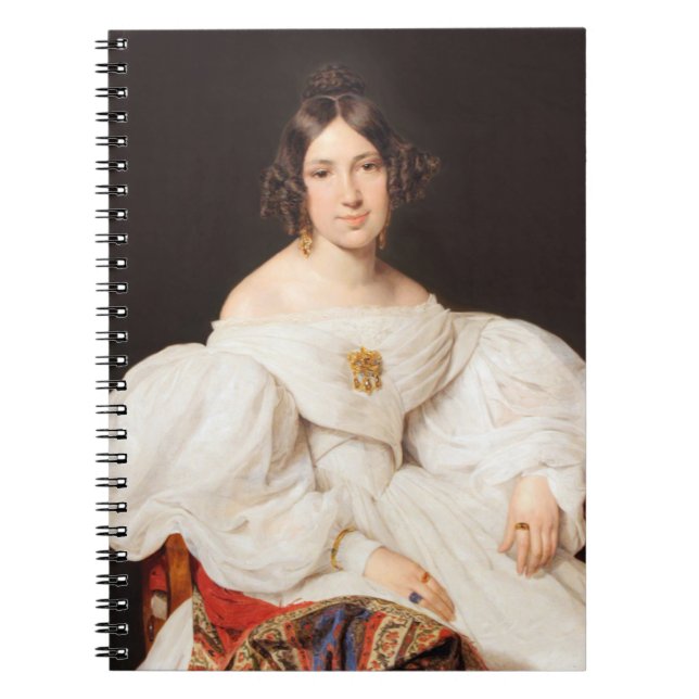 Caderno Espiral Louise Mayer Ferdinand Waldmueller (Frente)