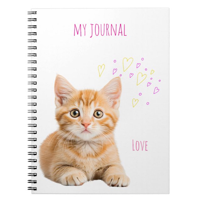 Caderno Espiral Loveかわいい猫ちゃん♡ (Frente)