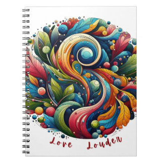 Caderno Espiral Love Louder