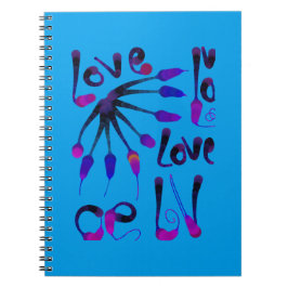 CADERNO ESPIRAL LOVE_MODERN_BLUE_SO CUTE