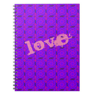 CADERNO ESPIRAL LOVE PINK MANDALA NOTEBOOK