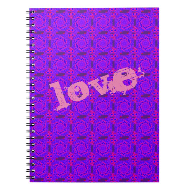 CADERNO ESPIRAL LOVE PINK MANDALA NOTEBOOK (Frente)