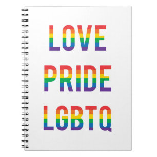 Caderno Espiral Love Pride LGBTQ