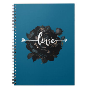 Caderno Espiral Love Rosa