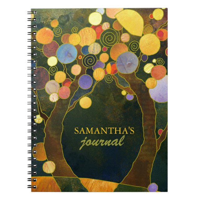 Caderno Espiral Love Tres Art Personal ou Business Diário (Frente)