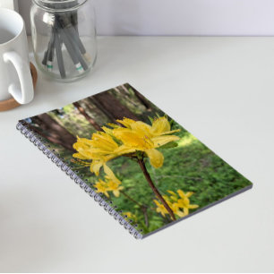 Caderno Espiral Lovely Yellow Azalea Floral