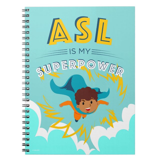 Caderno Espiral LSE é Meu Superpoder (Frente)