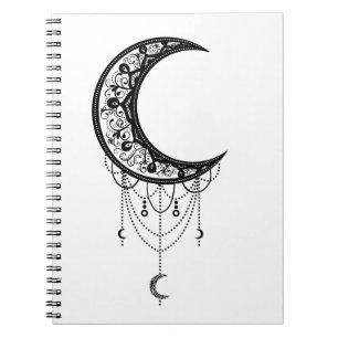 Caderno Espiral Lua
