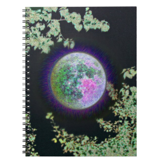 Caderno Espiral Lua cheia (Frente)