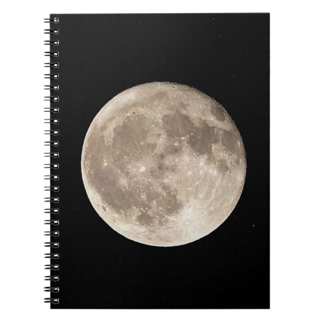 Caderno Espiral Lua cheia (Frente)