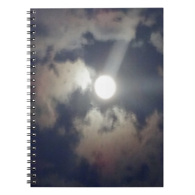 Caderno Espiral Lua cheia (Frente)