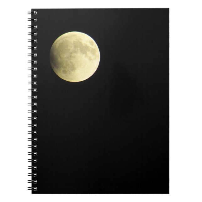 Caderno Espiral Lua cheia | (Frente)