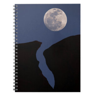 Caderno Espiral Lua Cheia Monument Valley, Arizona
