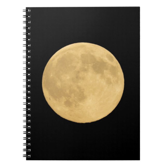 Caderno Espiral Lua Cheia | Seattle, Washington (Frente)