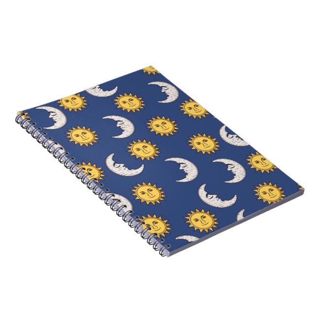 Caderno Espiral Lua e Sol (Lado Direito)