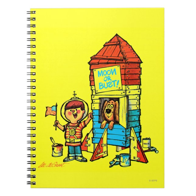 Caderno Espiral Lua ou busto! (Frente)