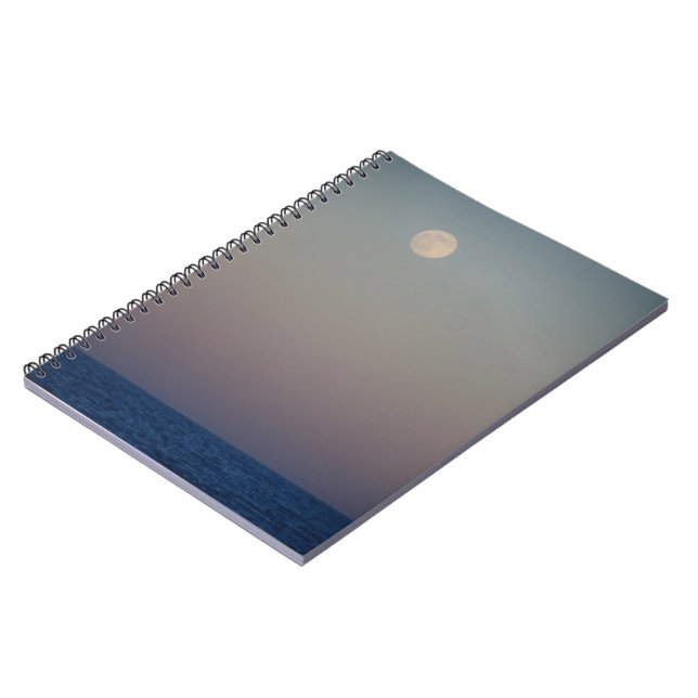 Caderno Espiral Lua Sobe Sobre O Notebook Ocean 4687 (Left Side)