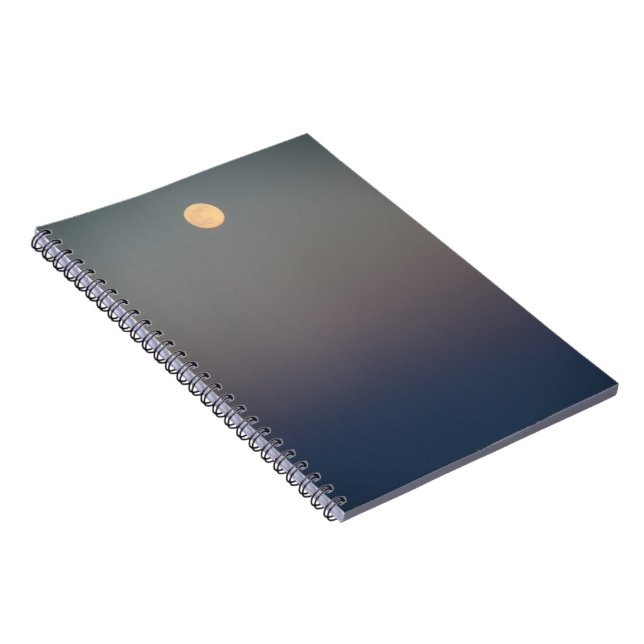 Caderno Espiral Lua Sobe Sobre O Notebook Ocean 4711 (Lado Direito)