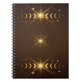 Caderno Espiral Lua Sortuda