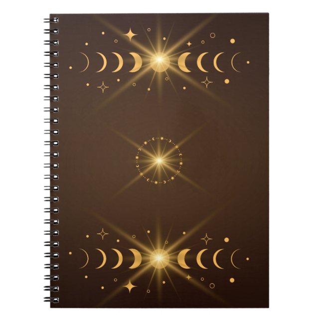 Caderno Espiral Lua Sortuda (Frente)