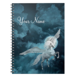 Caderno Espiral Luar pegasus