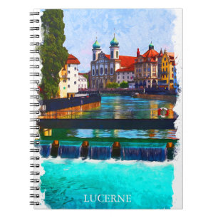 Caderno Espiral Lucerne Suiça Suíça Europa
