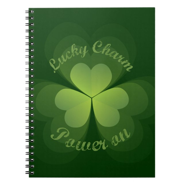 Caderno Espiral Lucky Charm Power On (Frente)