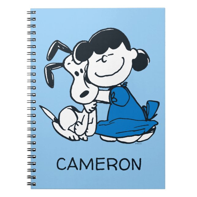 Caderno Espiral Lucy Hugging Snoopy (Frente)