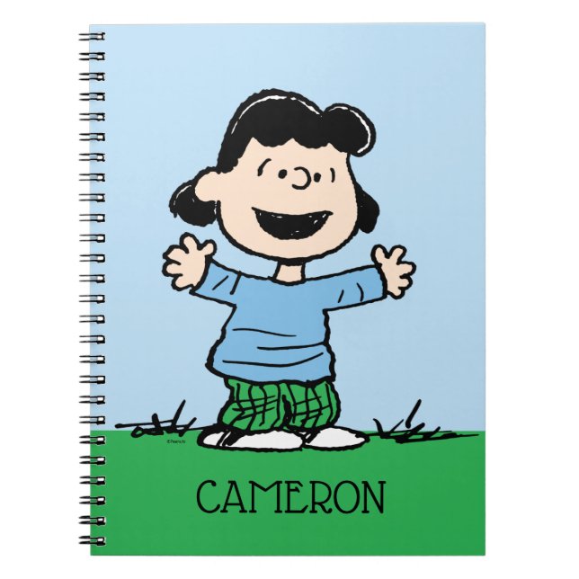 Caderno Espiral Lucy with Arms Wide (Frente)